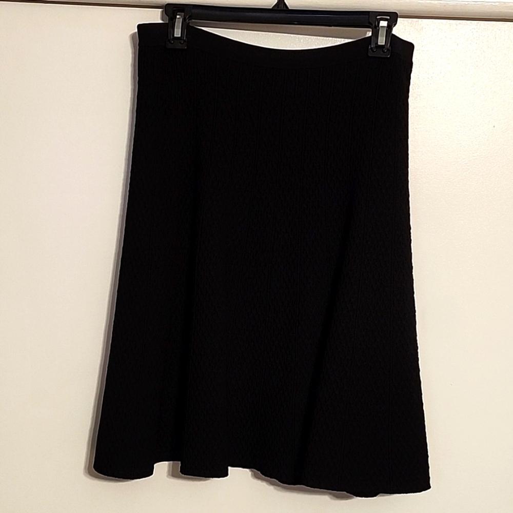 CAbi Black A-Line Skirt